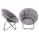thumbnail image 5 of Silla De Platillo, Cómoda Silla De Platillo Plegable Gris Para Oficina, 5 of 7