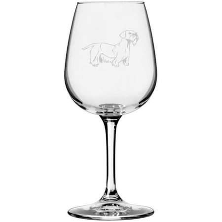 

Cesky Terrier Dog Themed Etched 12.75oz Libbey Wine Glass