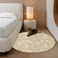 thumbnail image 2 of Small Round Rug 3Ft Washable Non-Slip, Beige Spring Floral Circle Area Rugs for Living Room Bedroom, Farmhouse Flowers Elegant Pastoral Indoor Floor Mats Carpet Runner for Home Decor, 2 of 8