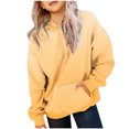 thumbnail image 4 of Chandail à Capuche pour Filles Manches Longues Mignon Haut Ample Décontracté Vêtements de Sport pour Adolescentes, 4 of 5