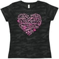 thumbnail image 3 of Inktastic Valentine Words in Pink Women's T-Shirt, 3 of 5