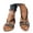 A Black, variant on Women's Sandals Open Toe Flat Shoes Ankle Strap Simple Footwear Casual Daily Wear Beige 36