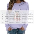 thumbnail image 5 of Ichuanyi Womens Christmas Long Sleeve Crewneck Sweatshirts Christmas Print Casual Pullover Cute Xmas Shirt Top, 5 of 5