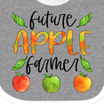 thumbnail image 4 of Inktastic Future Apple Farmer Apples and Leaves Boys or Girls Baby Bib, 4 of 4