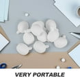 thumbnail image 3 of GAXIRE 20Pcs Bubble Toy Silicone Base for Children White Round Replacement Part Decompression, 3 of 8