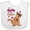 AA-White, variant on Inktastic I'm Nuts About Papa Boys or Girls Baby Bib