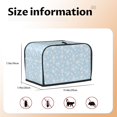 thumbnail image 5 of Yiaed Cute Bunny Print Two Slice Bread Machine Cover, Universal Size Kitchen Appliance Cover for Bread Machine,Bread Machine Cover, 5 of 7