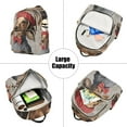 thumbnail image 5 of FORMRS Mini Backpack Purse for Women Travel Daypack Casual Shoulder Bag, Gray Dog Artist, 5 of 7