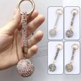 thumbnail image 4 of Rhinestone Ball Alloy Claw Keychain Cute Car Keychain Bag Purse Decor Pendant, 4 of 4