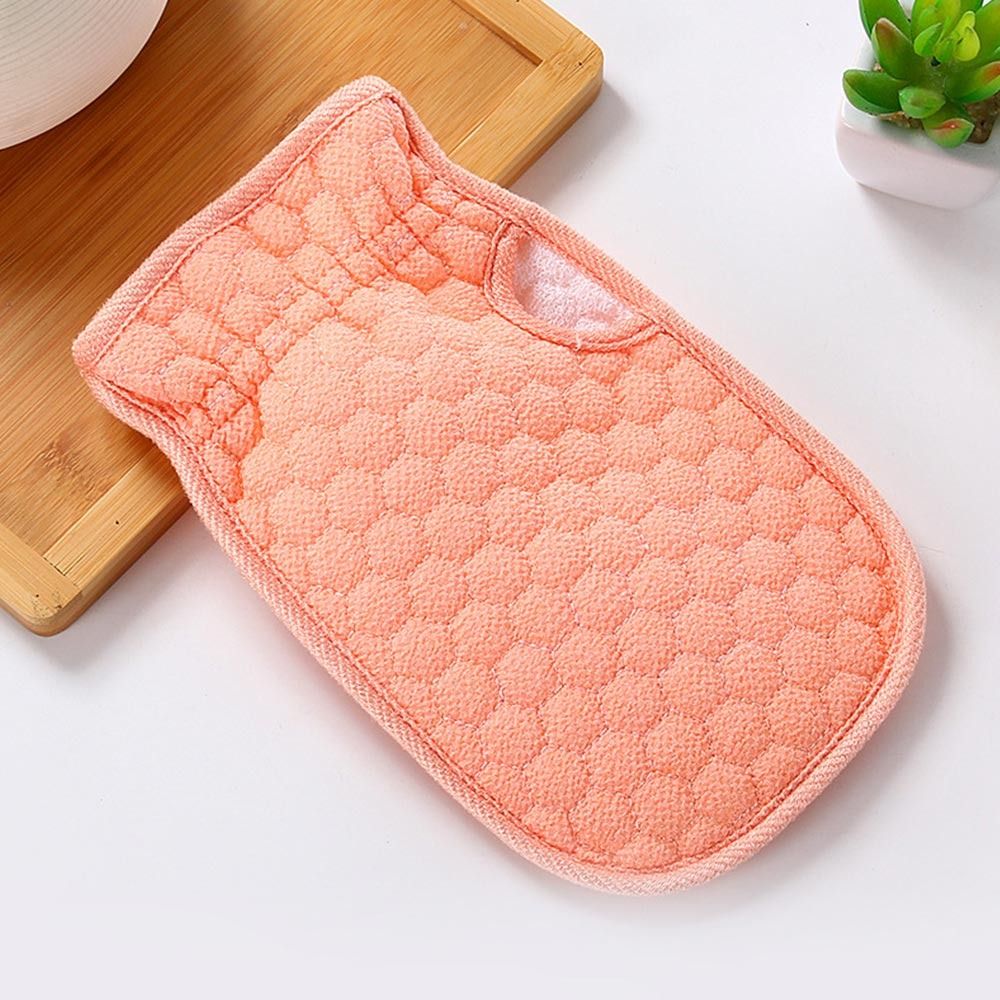 2Pcs Extreme Comfort Portable Body Rub Massage Bath Glove Washcloth Shower Scrubber Exfoliating