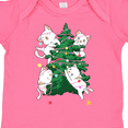 thumbnail image 4 of Inktastic Kawaii Cats Christmas Tree Boys or Girls Baby Bodysuit, 4 of 5