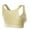 Apricot, variant on Women's Full Figure No Bounce Plus Size Camisole Wirefree Back Close Sports Bra