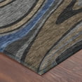 thumbnail image 3 of Addison Rugs Chantille Indoor/Outdoor Contemporary Abstract Black Machine Washable Rectangle Rug, 10' x 14', 3 of 8