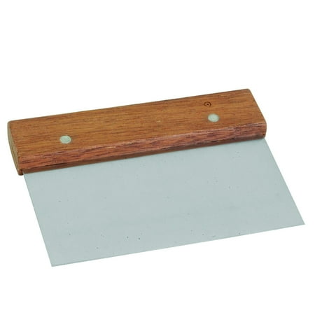 

6 X 4 Dough Scraper Wood Handle Pack of 6