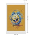 thumbnail image 2 of Diamond Art Kits for Adults, Funny Alarm Clock IllustrationDiamond Painting Kits for Beginners, Frameless Round 5D Full Drill Diamonds Art Gem Art Crafts Home Decor Gifts, 2 of 8