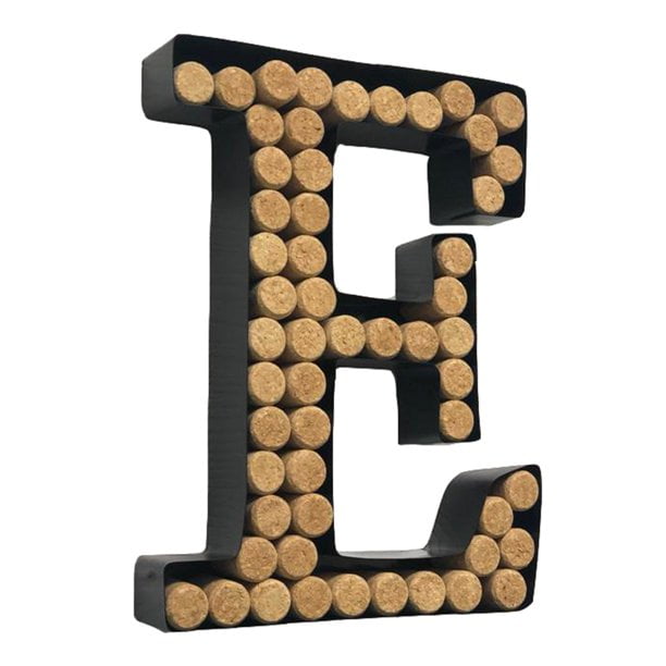 A-Z | Decorative Wine Letters Cork Holder | Wall Art Cork Holder Decor Letter S S S Decomil Wine Cork Holder