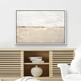 thumbnail image 4 of wall26 Framed Canvas Print Wall Art Pastel Tan Gray Duotone Landscape Abstract Shapes Illustrations Minimal Decorative Contemporary Multicolor for Living Room, Bedroom, Office - 24"x36" Whi, 4 of 7