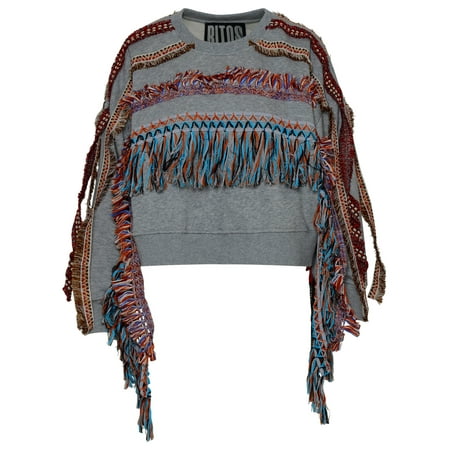 

RITOS Woman Felpa Tentacoli In Cotone Grigia