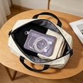 thumbnail image 4 of WeDecorBay Small Travel Pouch Organizer Lightweight Mesh Zippered Design Durable Storage for Tiny Items Cards Documents Versatile Use for Travel School Office Daily Commute Purple,Free Size, 4 of 6