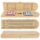 thumbnail image 1 of Set de juego de mesa Cribbage Pacific Shore Games Wooden 3 Track, 1 of 8