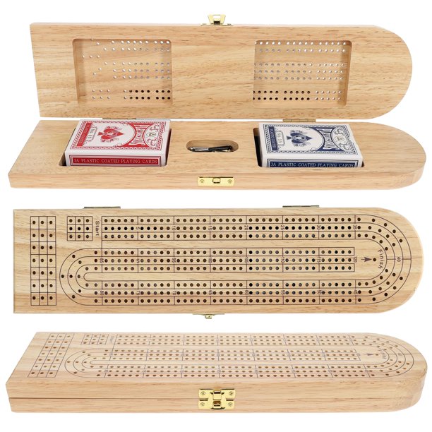 Set de juego de mesa Cribbage Pacific Shore Games Wooden 3 Track