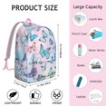 thumbnail image 4 of Fashion Butterfly Print Vintage Backpack – Large Capacity Travel Backpack with Durable Oxford Material and Anti-theft Multifunctional Design for School, Gym, and Campus Commuting, 4 of 4