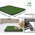 Puppy Turf Potty Pad with Tray, 2 Pack Artificial Dog Grass Bathroom