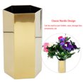 thumbnail image 1 of Six Sided Multi Function Pen Holder Vase, Classic Nordic Design, Beautiful Appearance, Exquisite Craftsmanship, for Office Desk or Home Decor, 1 of 8