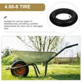 thumbnail image 2 of Mobutofu Wheelbarrow Inner Tube Durable Rubber Replacement Tire Easy Install Compatible With Wheelbarrows Lawn Mowers, 2 of 4