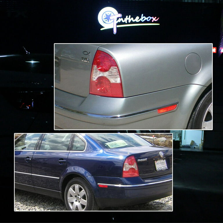 Antage Gøre mit bedste lukker GTINTHEBOX 2x Smoke Lens Red LED Rear Bumper Side Marker Light For  2001-2005 VW Passat B5.5 - Walmart.com