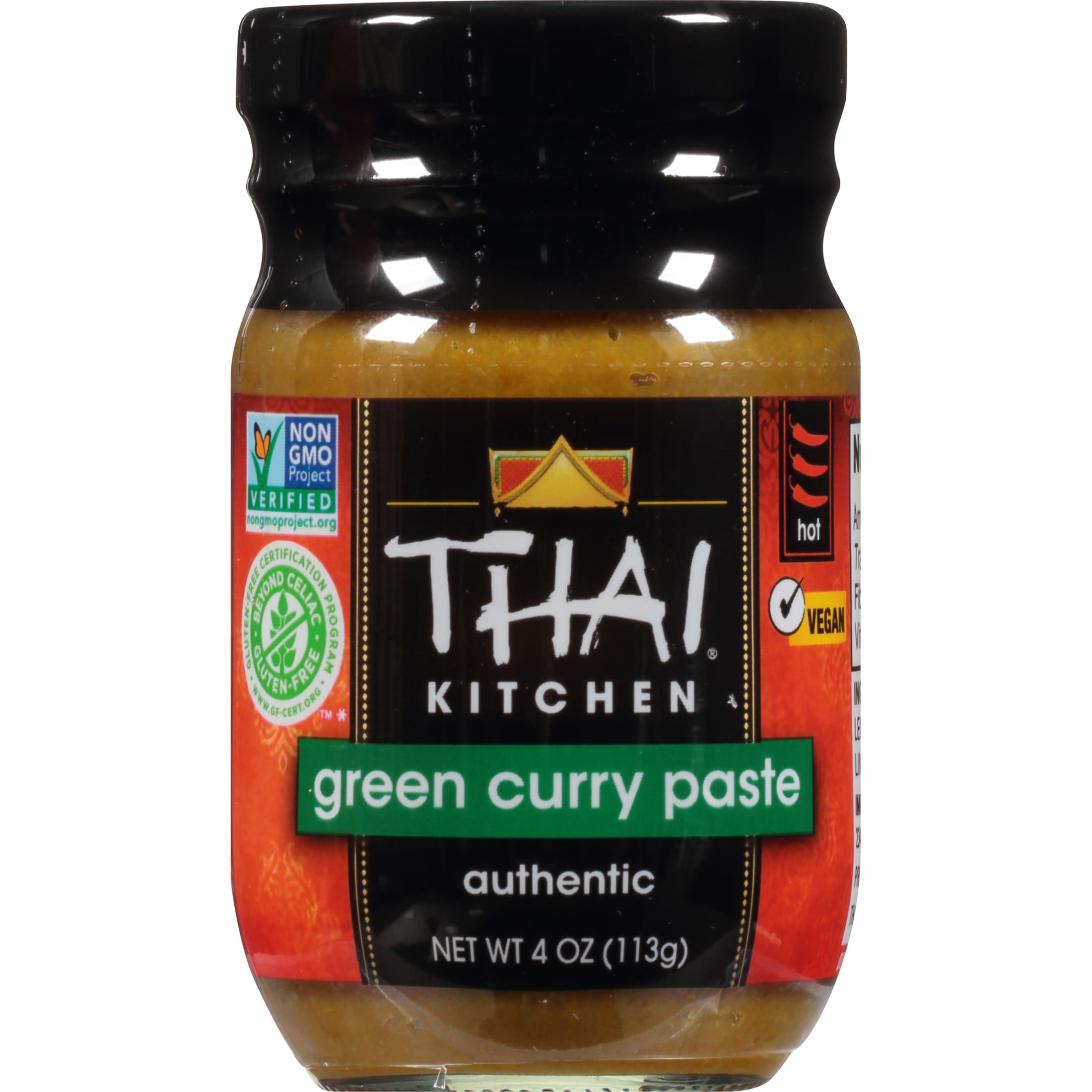 (2 pack) Thai Kitchen Gluten Free Gluten Free Green Curry Paste, 4.0 oz Jar