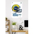thumbnail image 3 of NFL Los Angeles Rams - Drip Helmet 20 Wall Poster, 22.375" x 34", 3 of 4
