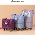 thumbnail image 2 of Kulken Sac de Voyage avec Roues, Nouveau Sac de Voyage Grande Capacité 2025 - Roue Universelle Amovible (avec Roues, Violet), 2 of 10