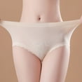 thumbnail image 4 of No Show Cotton Briefs for Women Seamless Mid-Rise Panties Soft Breathable Invisible Underwear for Daily Wear Sleep, 4 of 8