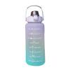 thumbnail image 2 of Botella de agua de 2000 ml con marcador de tiempo para taza de bebida deportiva al aire libre (púrpura) Likrtyny Accesorios para bicicletas, 2 of 4
