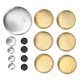 thumbnail image 2 of Ford Small Block Brass Freeze Plug Kit MPE?108BR - Reemplazo para motores 255ci, 260ci, 289ci, 302ci y 351ci, 2 of 5