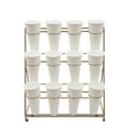 thumbnail image 5 of Flower Display Stand with 12 Buckets, Indoor Outdoor Rolling Floral Stand for Silk Fresh Flowers,3 Tier Florist Shelf Plant Cart for Flower Shop Garden Living Room,Easy to Install, 5 of 14