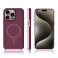 thumbnail image 5 of ELEHOLD Case for iPhone 15 Pro, Shockproof Slim Skin-Friendly Strong Magnetic Matte Case,Winered, 5 of 6
