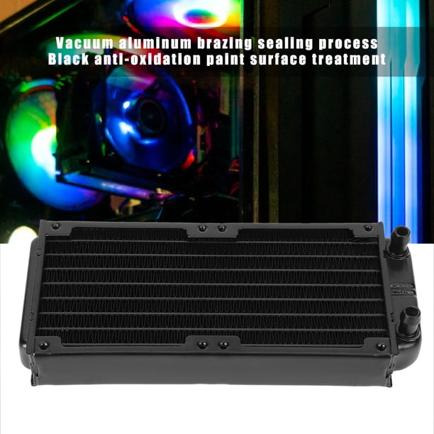 Water-cooled Radiator Black Heat Exchanger Radiator, CPU Heat Sink ...