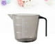 thumbnail image 4 of 1 taza medidora transparente con báscula, asa portátil y boquilla para cocina, ideal para casa, restaurante, hotel (marrón, 250 ml), 4 of 7