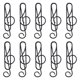 thumbnail image 1 of Xihbxyly Ofertas Compre Uno y Llévese Otro Gratis 11 Piezas Música Clips de Metal Multicolor Clip de Papel de Color, 1 of 2
