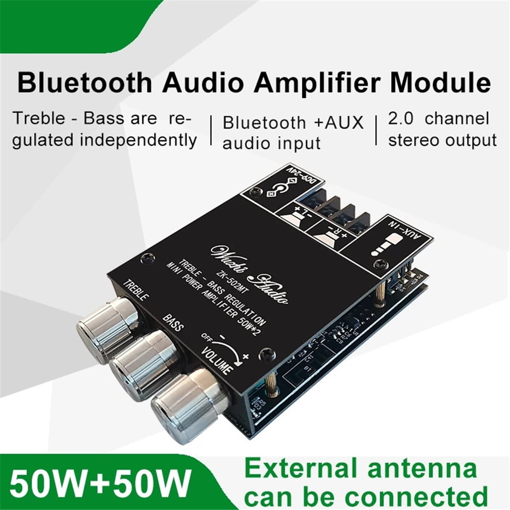 ZK-502MT Bluetooth 5.0 Amplificador estéreo de Ecuador