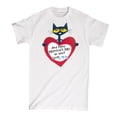 thumbnail image 2 of Pete The Cat - Pete Valentine Heart - Men's Short Sleeve Graphic T-Shirt, 2 of 6