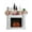 Brown, variant on Red Truck Christmas Mantel Scarf Fireplace Decorations for Living Room, Xmas Tree Snowflake Gifts Winter Wooden Fireplace Mantel Scarf Cover Runner for Halloween/Thanksgiving/Christmas Decor 60"x17"