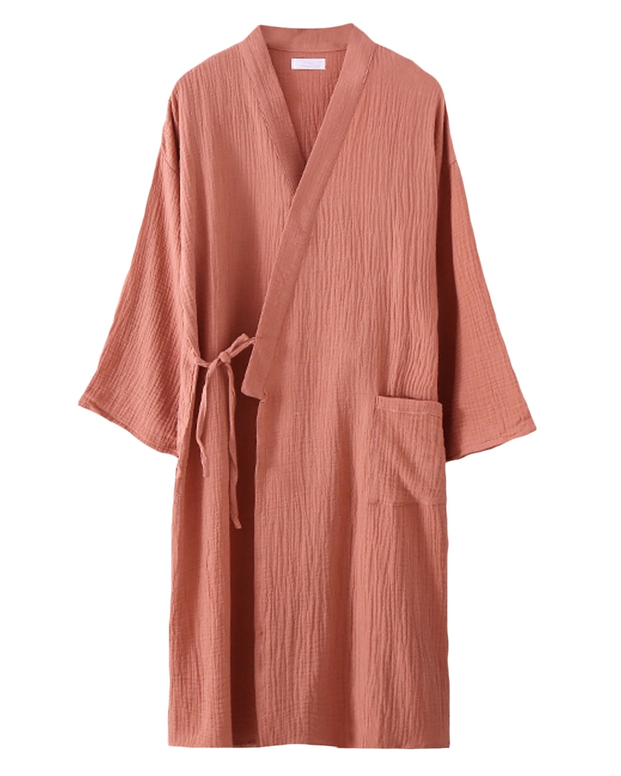 WSPLYSPJY Womens Robes Cotton Gauze Kimono Bathrobe Sleepwear
