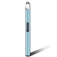 thumbnail image 2 of openpig Long Lighter, Candle Lighters Electric Lighter, Type-C Rechargeable Arc with LED Display, Lighters for Candle Aromatherapy Camping Gas Stoves- Blue, 2 of 3