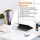 thumbnail image 3 of Rectangular Plastic Organizer - Magazine Rack, White, 2-Pack, 3 of 4