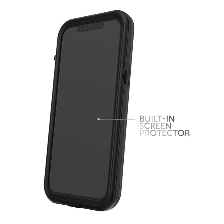 Transy Waterproof iPhone 12 Pro Max 6.7 Black Rugged Bumper