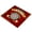 Red 1, variant on Mahjong Table Mat Poker Domino Mahjong Tile Card Board Game Anti-slip Noise Reduction Square Mah Jongg Table Cover Playmat