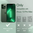 thumbnail image 2 of JETech Magnetic Silicone Case for iPhone 13 Pro Max 6.7-Inch, Compatible with MagSafe, Phone Cover with Camera Lens Full Protection (Midnight Green), 2 of 6